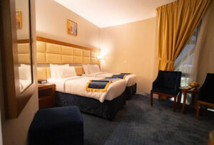 Umrah Package twin room accommodation at Emaar Elite Madinah