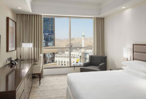 Hotel room with city view at Jabal Omar Hyatt Regency Makkah